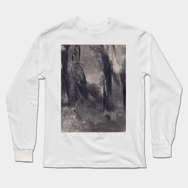 The Trees by Odilon Redon Long Sleeve T-Shirt by Classic Art Stall